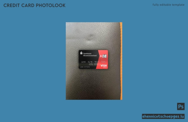 Sparkasse Westmünsterland Bank Visa Classic Card – Beispielansicht